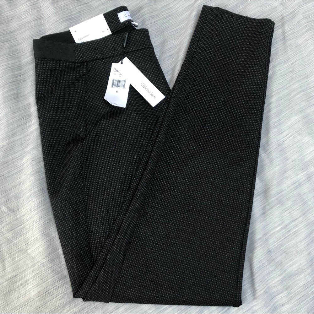 Houndstooth Gray & Black stretch work pants